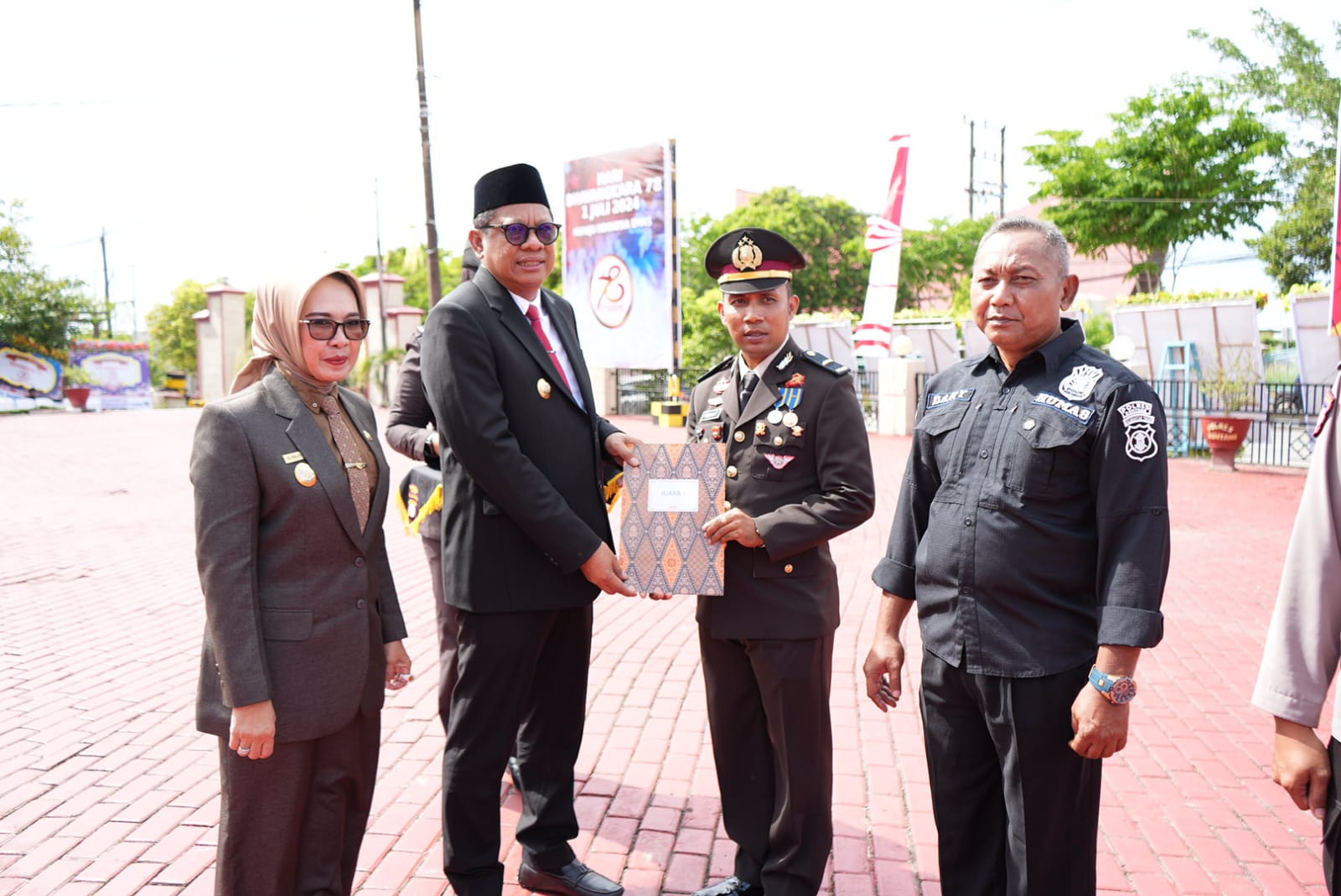 Peringatan HUT ke-78 Bhayangkara di Polres Bontang: Bangun Sinergi untuk Kondusifitas Daerah