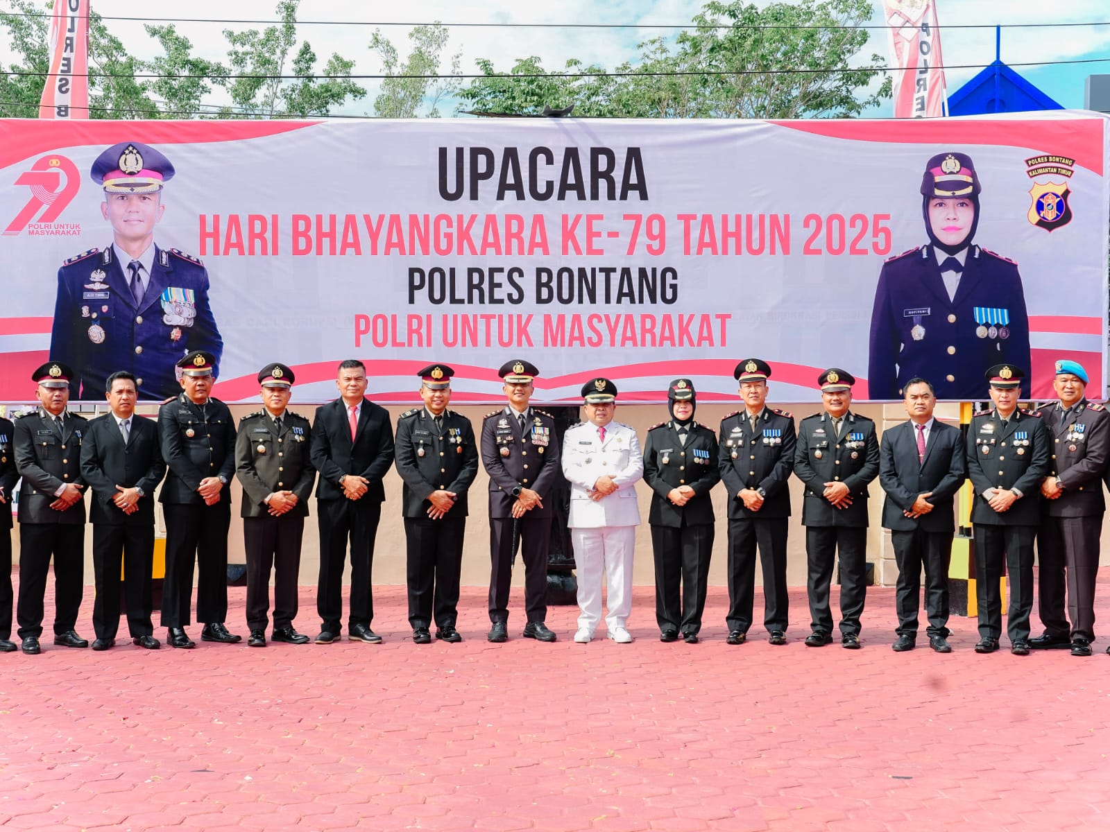 Sinergi Pemerintah dan Polri Terjalin di Hari Bhayangkara ke-79 Polres Bontang