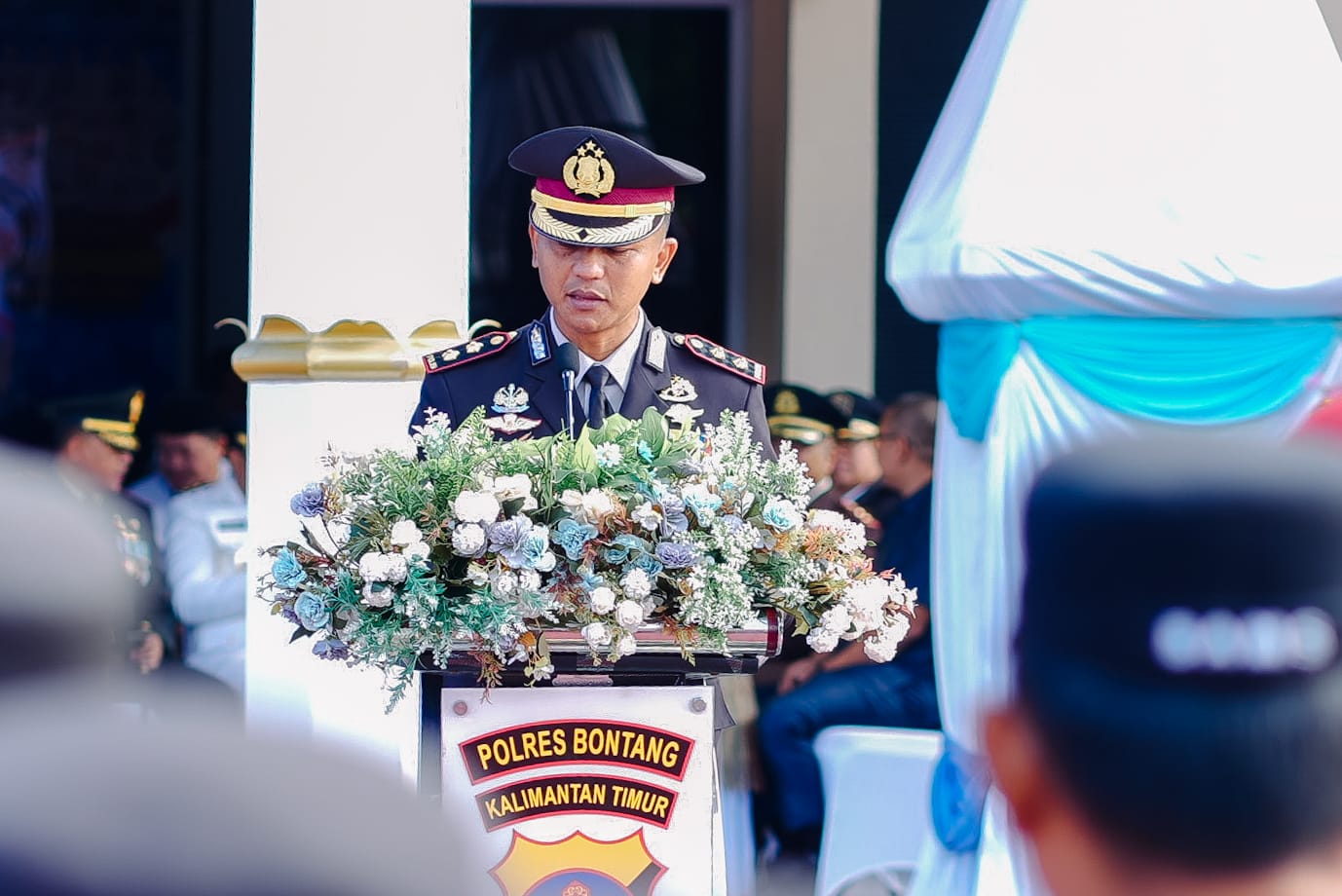Sinergi Pemerintah dan Polri Terjalin di Hari Bhayangkara ke-79 Polres Bontang
