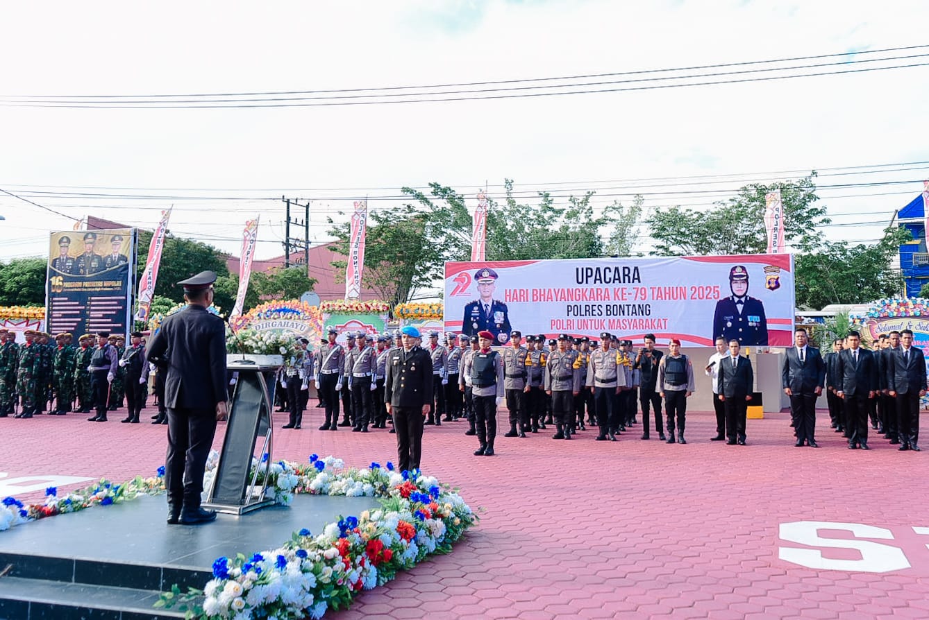 Sinergi Pemerintah dan Polri Terjalin di Hari Bhayangkara ke-79 Polres Bontang