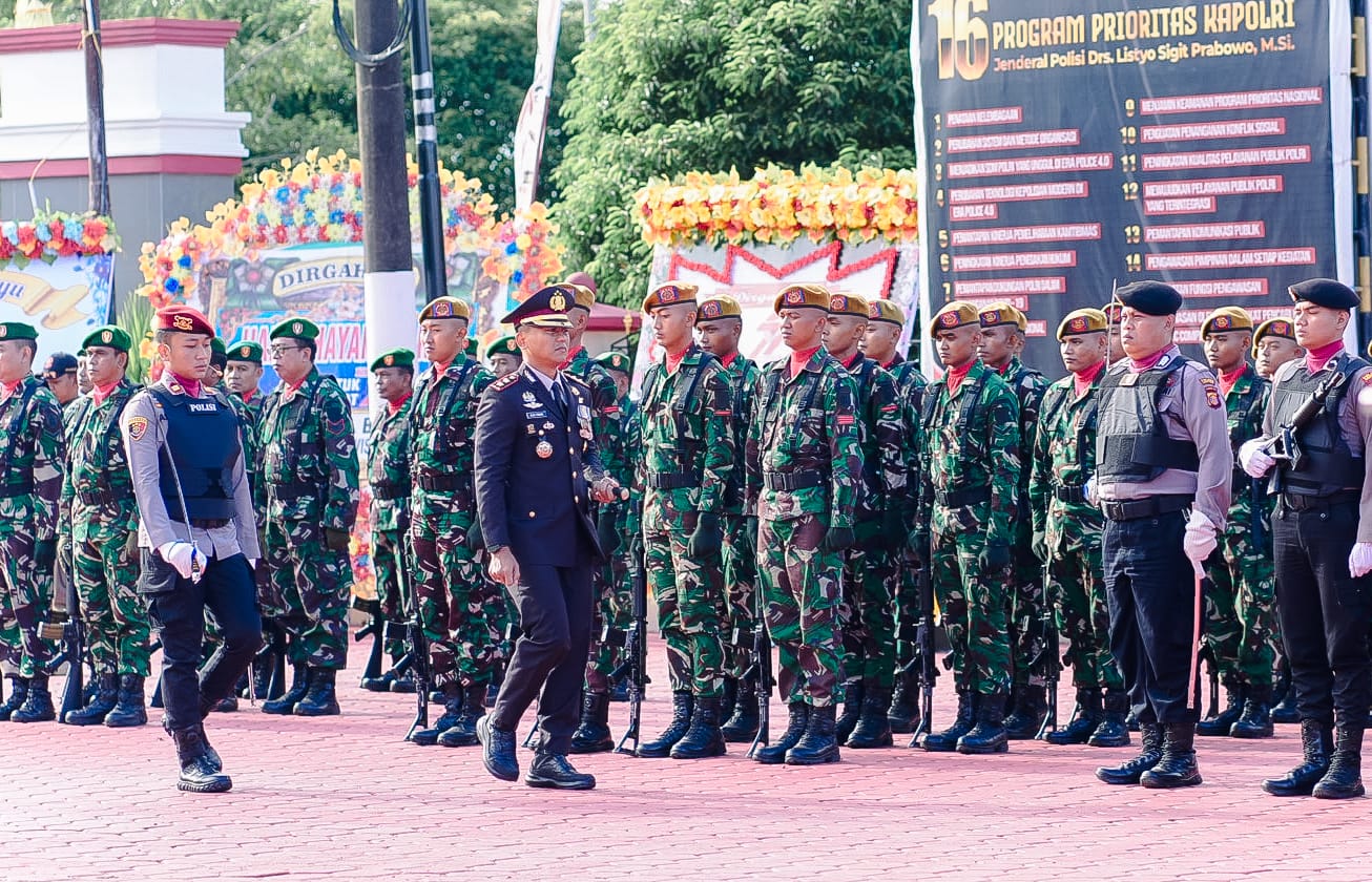 Sinergi Pemerintah dan Polri Terjalin di Hari Bhayangkara ke-79 Polres Bontang