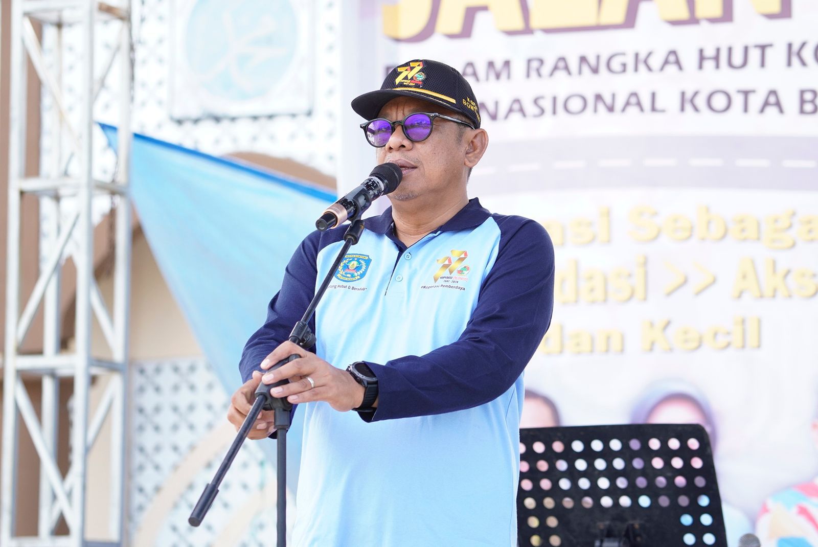 Jalan Sehat Harkopnas ke-77 Berlangsung Meriah di UMKM Center kota Bontang