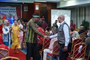 Hadiri Perayaan Natal KKSU, Wali Kota Pesan Tetap Jaga Kekompakan