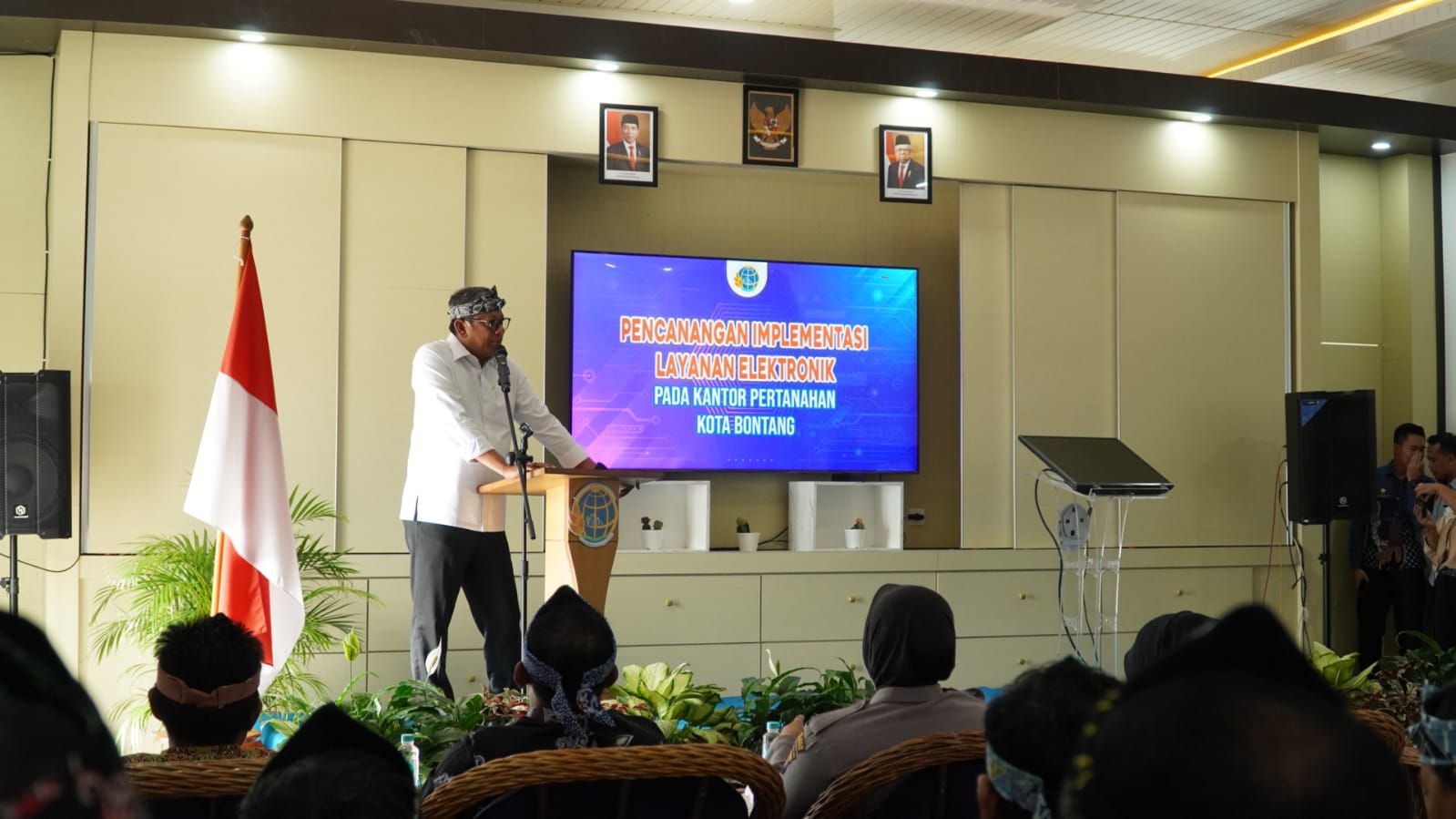 Wali Kota Basri Resmikan Layanan Elektronik BPN Kota Bontang