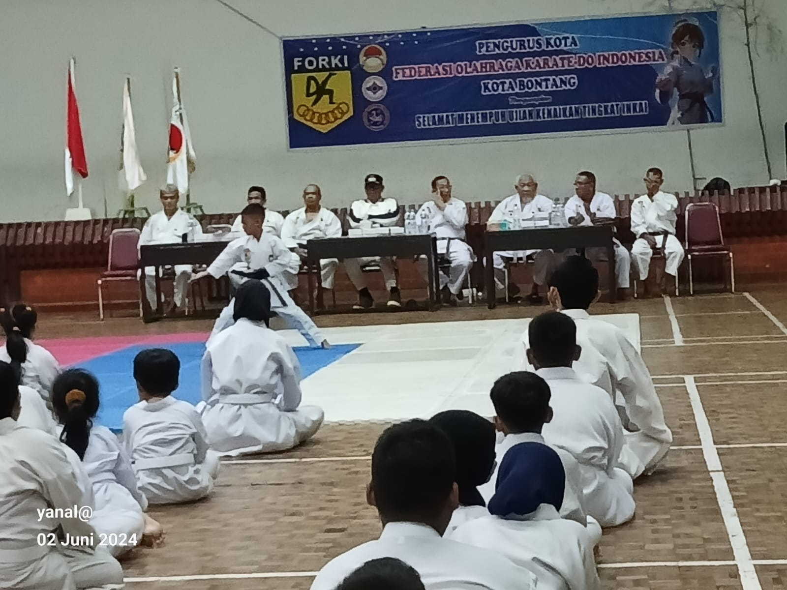Saksikan Ujian Kelulusan Tingkat (UKT) Semester 2 Tahun 2024, Basri Berharap Bisa Gelar Walikota Cup INKAI Bontang
