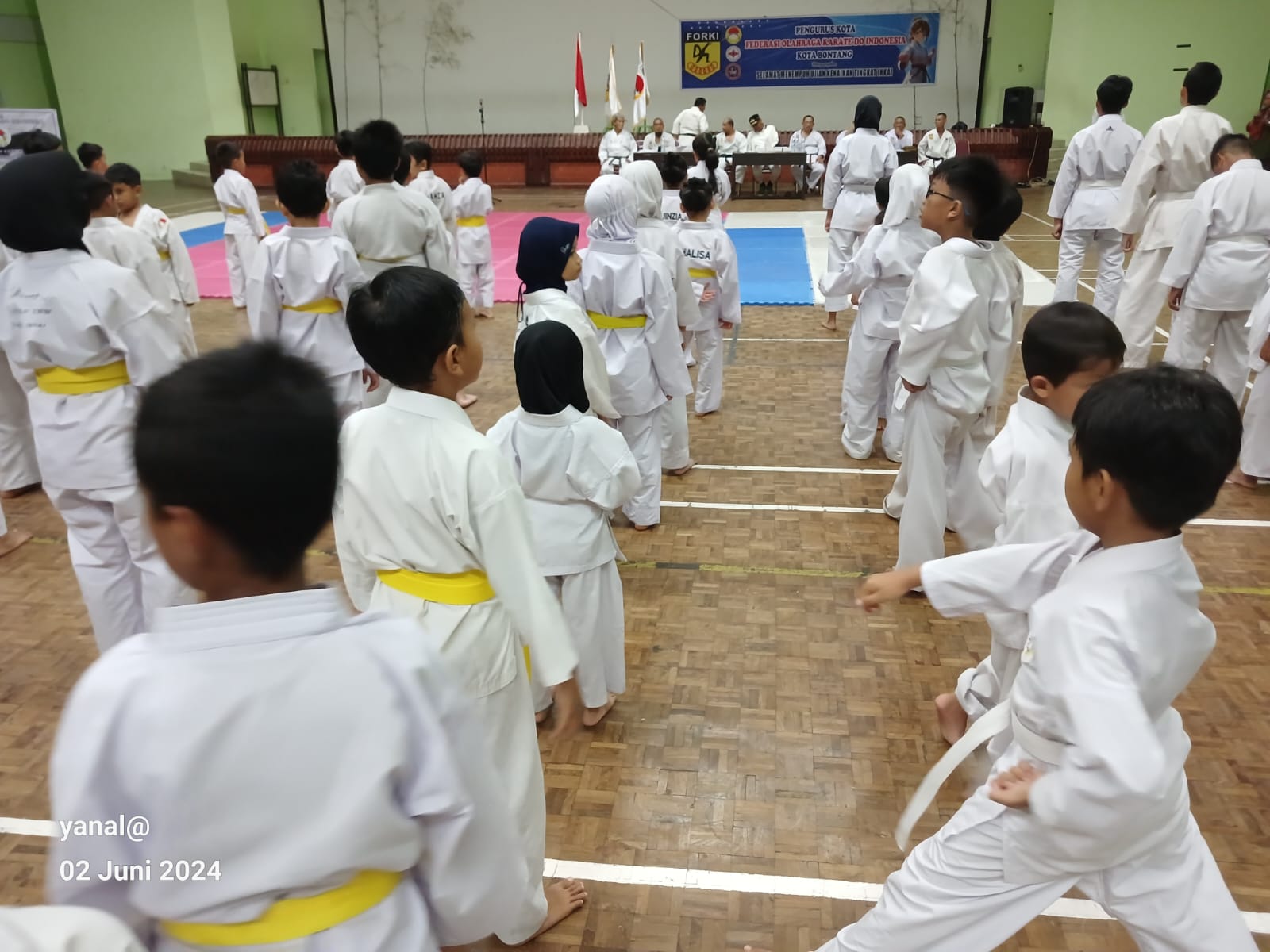 Saksikan Ujian Kelulusan Tingkat (UKT) Semester 2 Tahun 2024, Basri Berharap Bisa Gelar Walikota Cup INKAI Bontang