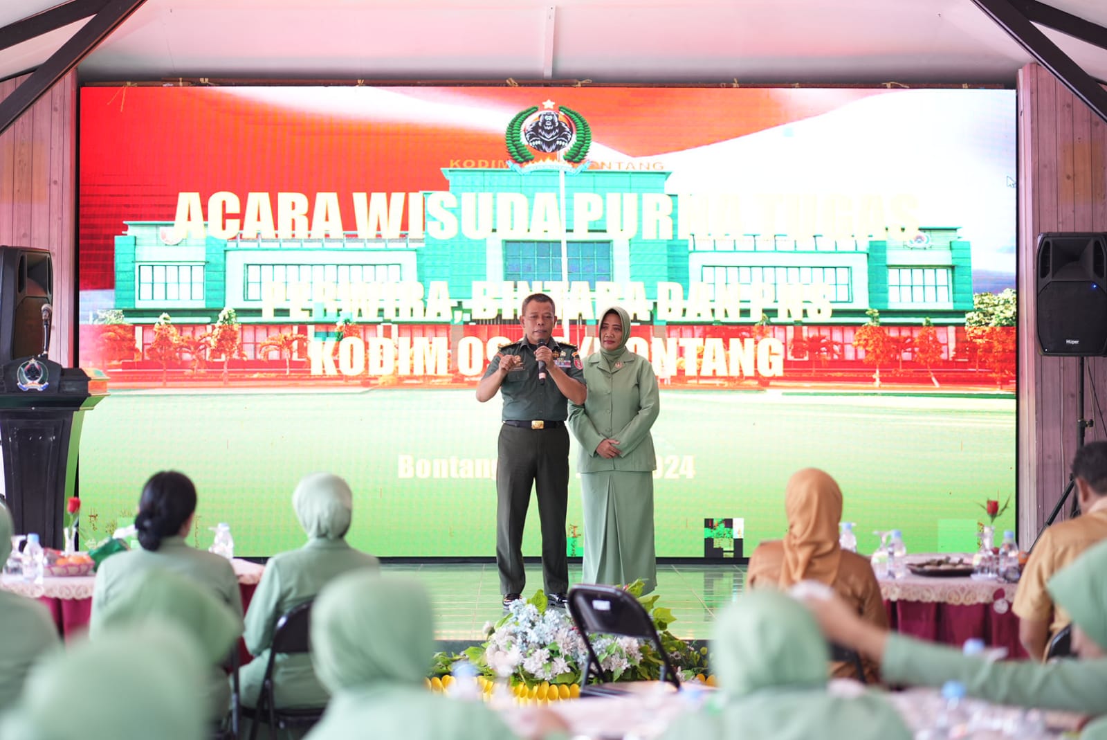 Wisuda Purna Tugas di Kodim 0908 Bontang: Walikota Sebut Persaudaraan Tidak Ada Akhirnya