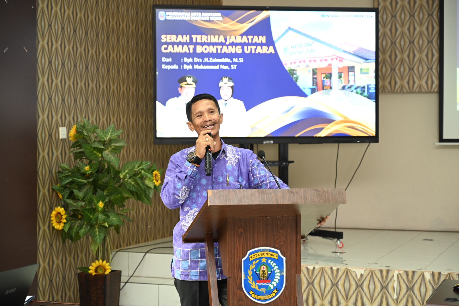 Kecamatan Bontang Utara Berganti Pimpinan, Muhammad Nur Resmi Gantikan Zainuddin
