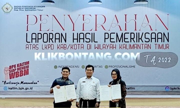 Konsisten, Pemkot Bontang Kembali Pertahankan Opini WTP Kali Berturut-Turut