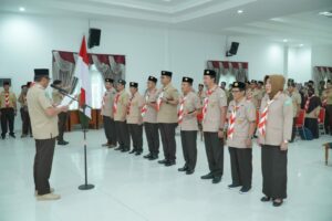 Wali Kota Basri Kukuhkan Majelis Pembimbing dan Pimpinan Satuan Karya Pramuka Kota Bontang