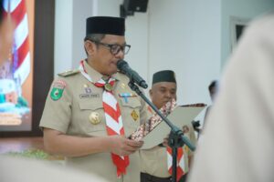 Wali Kota Basri Kukuhkan Majelis Pembimbing dan Pimpinan Satuan Karya Pramuka Kota Bontang