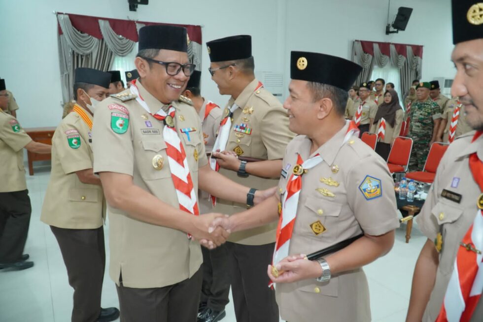 Wali Kota Basri Kukuhkan Majelis Pembimbing dan Pimpinan Satuan Karya Pramuka Kota Bontang