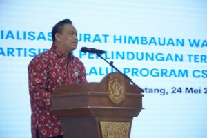 Wali Kota Bontang Buka Kegiatan Sosialisasi Perlindungan Pekerja Rentan