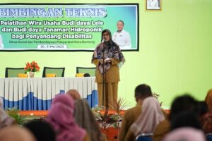 Bimtek Wirausaha Untuk Disabilitas, Wawali Bontang Dukung Peningkatan Kualitas dan Kemampuan Disabilitas di Kota Taman.
