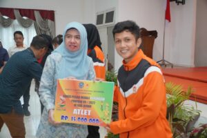 Wawali Najirah Hadiri Pelantikan Pengurus KONI 2023-2027