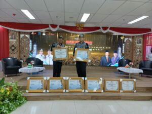 Kembali Ukir Prestasi, Pemkot Bontang Terima Penghargaan BKN Award 2023