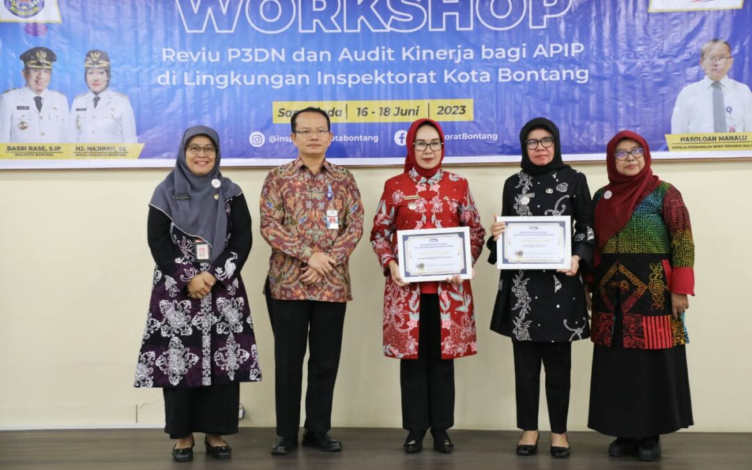 Hadiri Reviu P3DN, Wawali Bontang Terima Sertifikat SPIP dan MRI Level 3 Untuk Kota Bontang