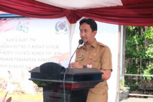 Gerakan Penanaman Mangrove di Pesisir Bontang Pada HUT ke-65 Kodam VI/Mulawarman