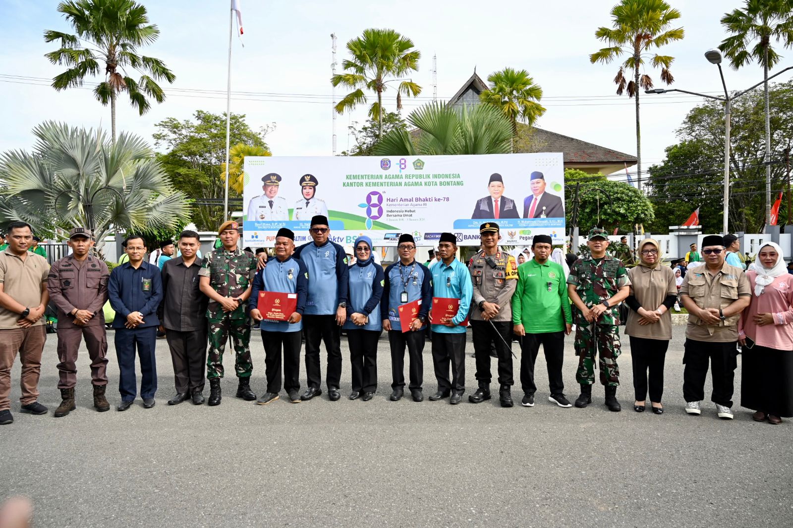 Apel Hari Amal Bakti (HAB) ke-78 Kementerian Agama Kota Bontang
