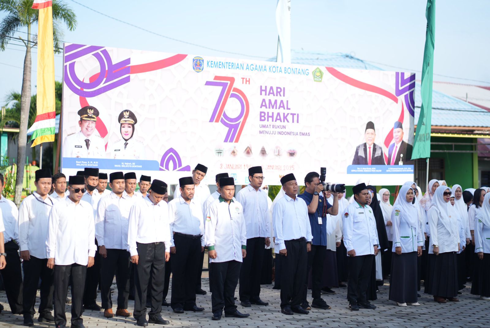 Sekda Pimpin Apel Hari Amal Bhakti ke-79 Kemenag: Jadikan Pelayanan Umat Sebagai Panggilan Hati