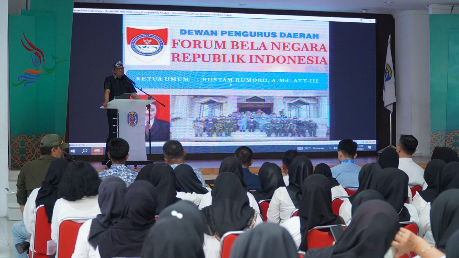 Wali Kota Basri Buka Kegiatan Bimtek Bela Negara, Harapkan Masyarakat Semakin Tinggi Rasa Nasionalisme