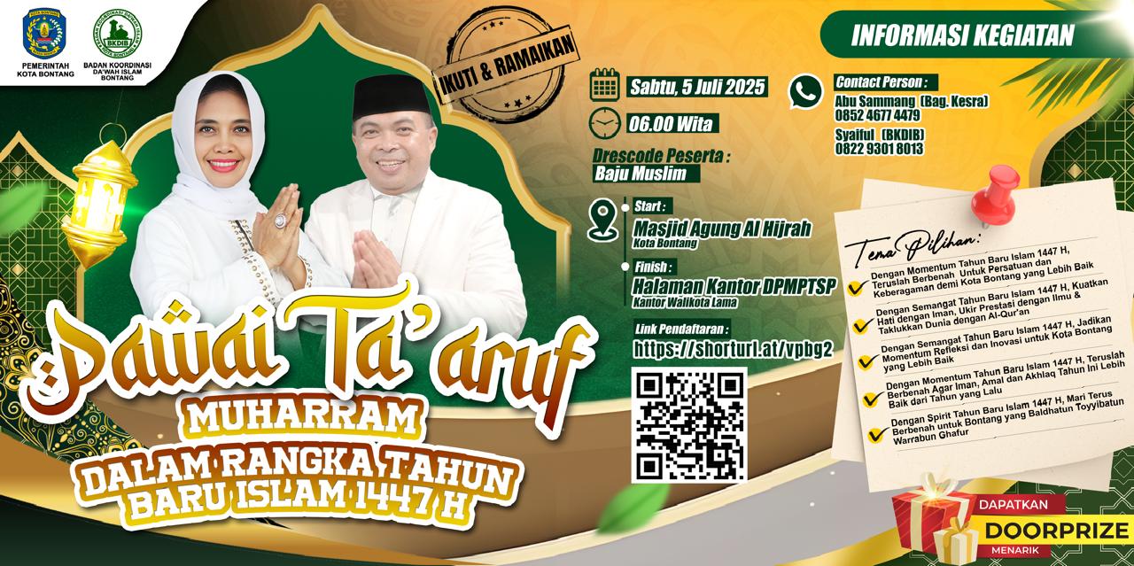 Pemkot Bontang Matangkan Persiapan Pawai Taaruf, Doorprize Menarik Menanti!