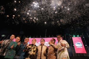 Basri Rase Hadiri Gala Dinner Rakernas Apeksi XVI di Makassar