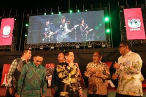 Basri Rase Hadiri Gala Dinner Rakernas Apeksi XVI di Makassar
