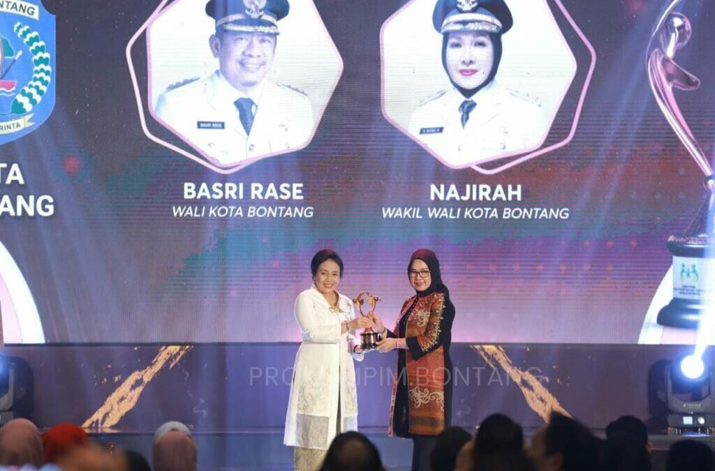 Kota Bontang Raih predikat Nindya Penghargaan Kota Layak Anak 2023