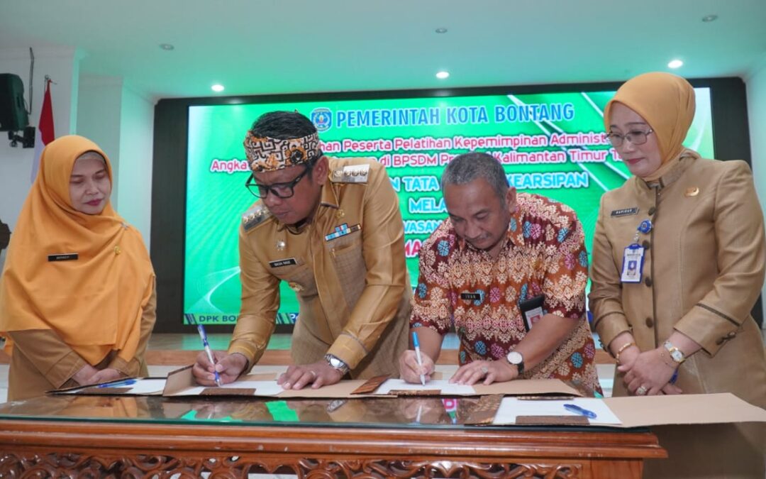 Launching SIMAS PINTER, Wali Kota Bontang Basri Rase Dukung Inovasi Di Bidang Pengarsipan