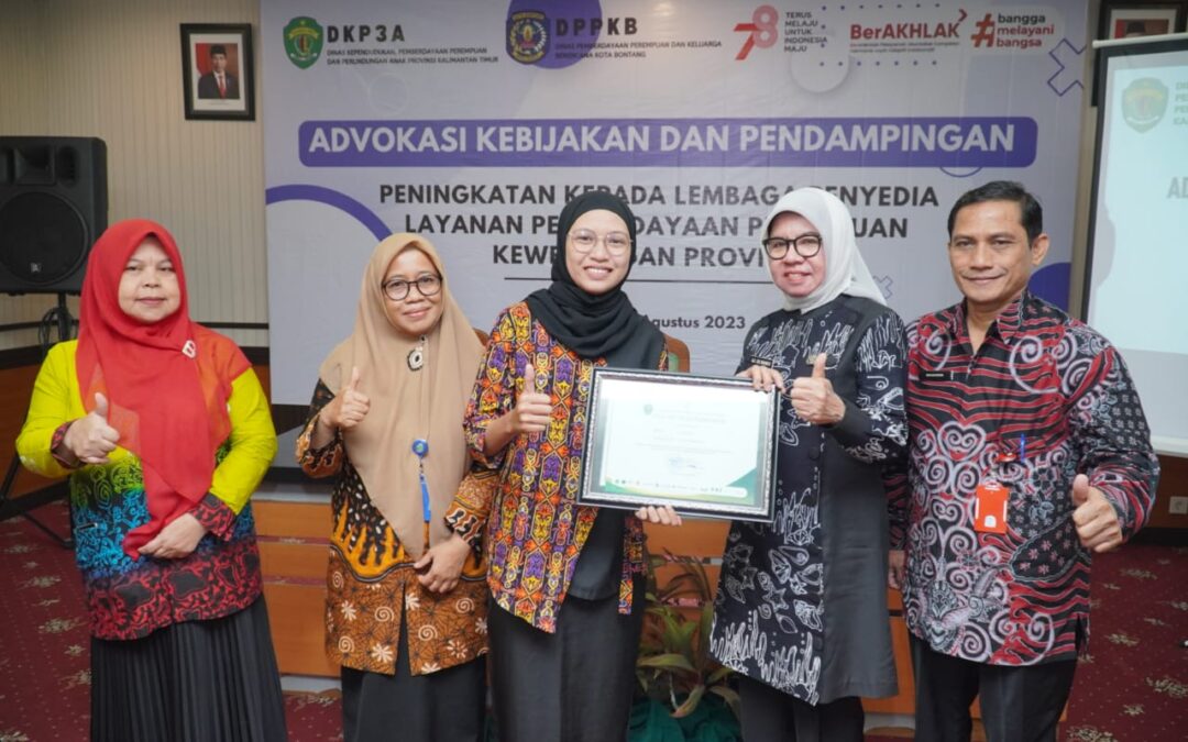 Pembukaan Advokasi Kebijakan Dan Pendampingan Kepada Lembaga Penyedia Layanan Pemberdayaan Perempuan Di Kota Bontang