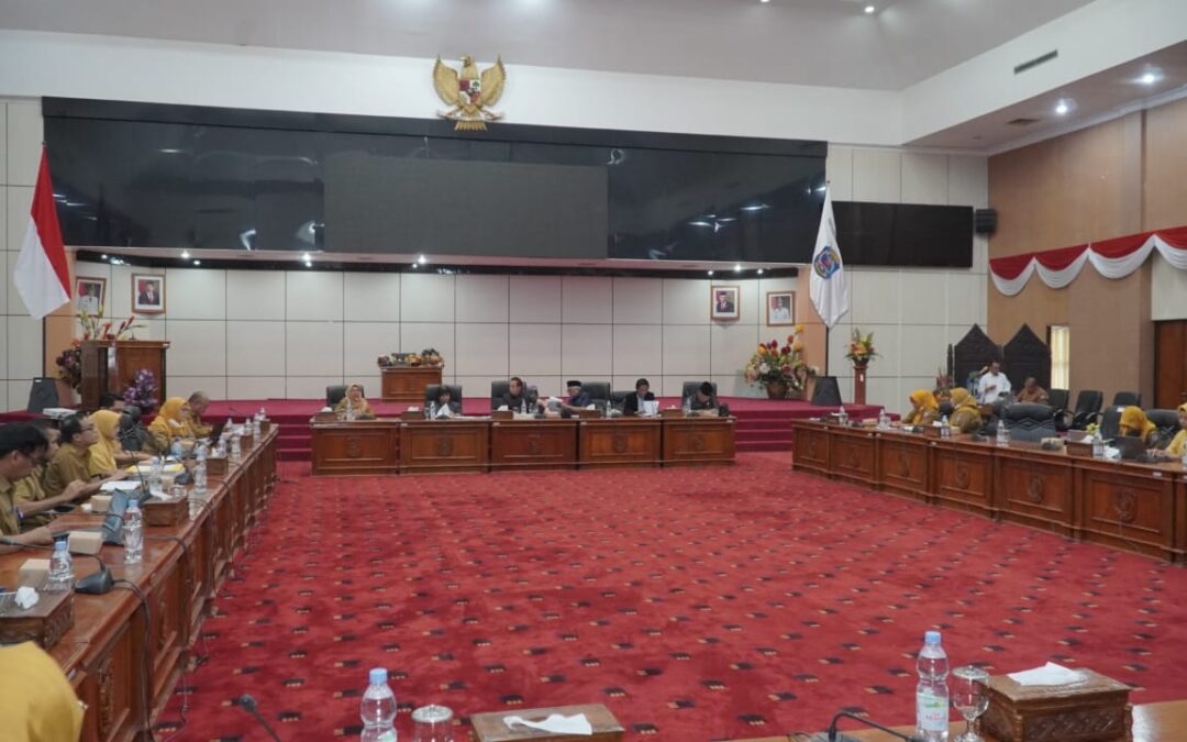 Pemkot Bontang dan DPR Kota Taman Menggelar Rapat Raperda Pajak dan Retribusi Daerah