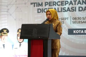 Dukung Optimalisasi PAD Melalui Transaksi Non Tunai, Wawali Najirah Hadiri High Level Meeting TP2DD