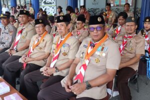 Basri Pimpin Upacara Hari Jadi Gerakan Pramuka ke-62 Kwarcab Bontang