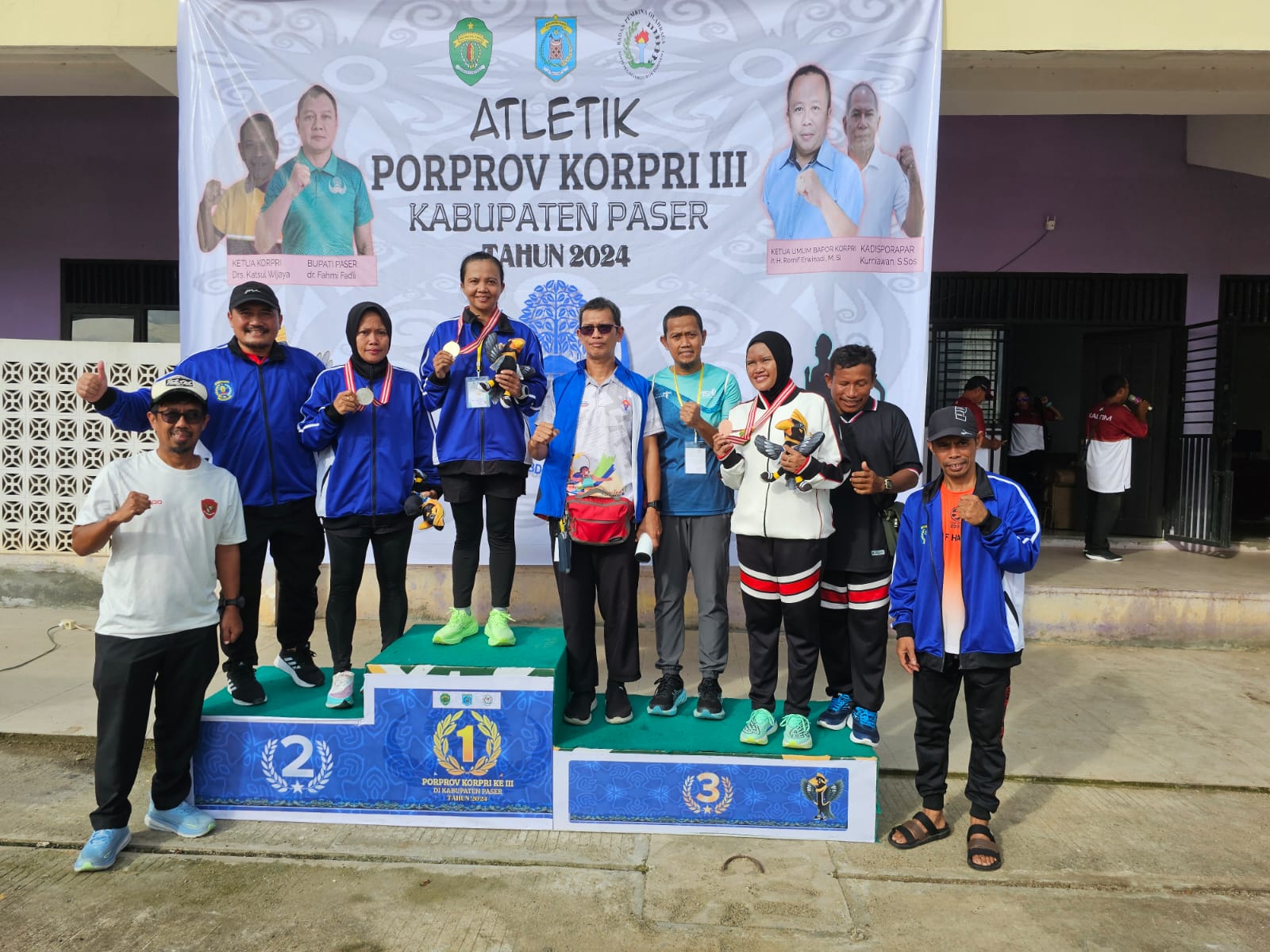Cabang Olahraga Atletik sumbang emas di ajang Porprov Korpri ke-III Kalimantan Timur