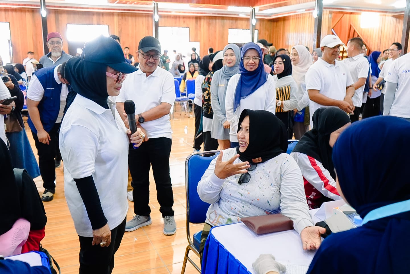 Wali dan Wawali Bareng PKT Proaktif Sapa Warga Guntung Lewat Semawar dan Cek Kesehatan Gratis