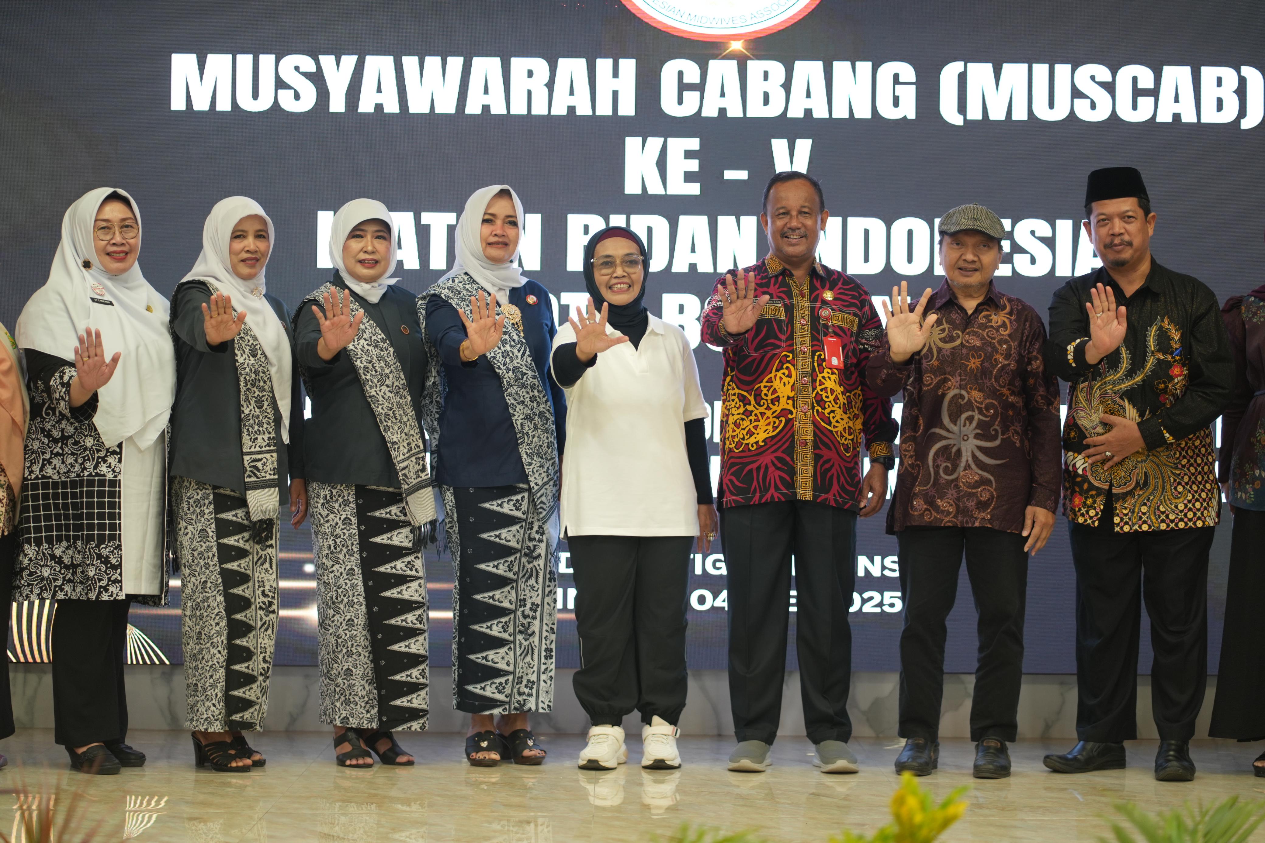 Muscab V IBI Bontang Resmi Dibuka, Wali Kota Tekankan Penguatan Pelayanan Kebidanan Berbasis Bukti