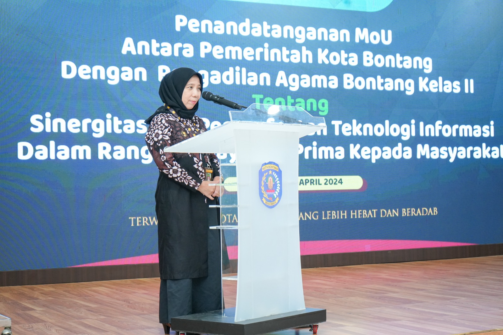 Nota Kesepakatan Pelayanan Prima Ditandatangani Pemkot dan Pengadilan Agama Kelas II Bontang.