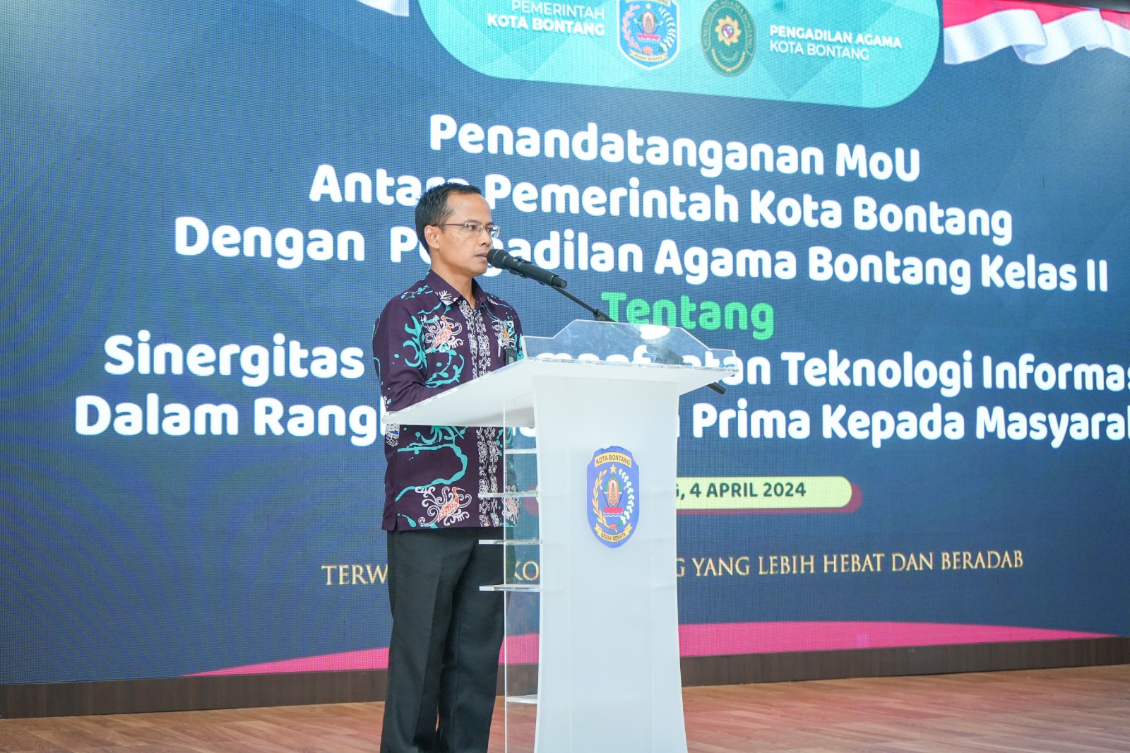 Nota Kesepakatan Pelayanan Prima Ditandatangani Pemkot dan Pengadilan Agama Kelas II Bontang.