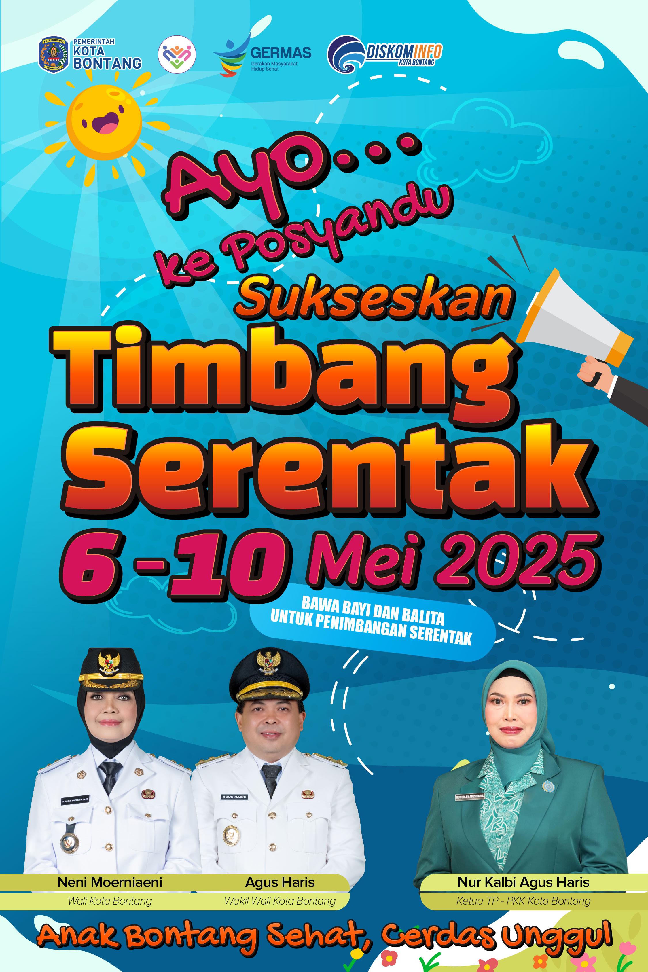 Operasi Timbang Serentak: Langkah Nyata Posyandu Awasi Gizi Anak