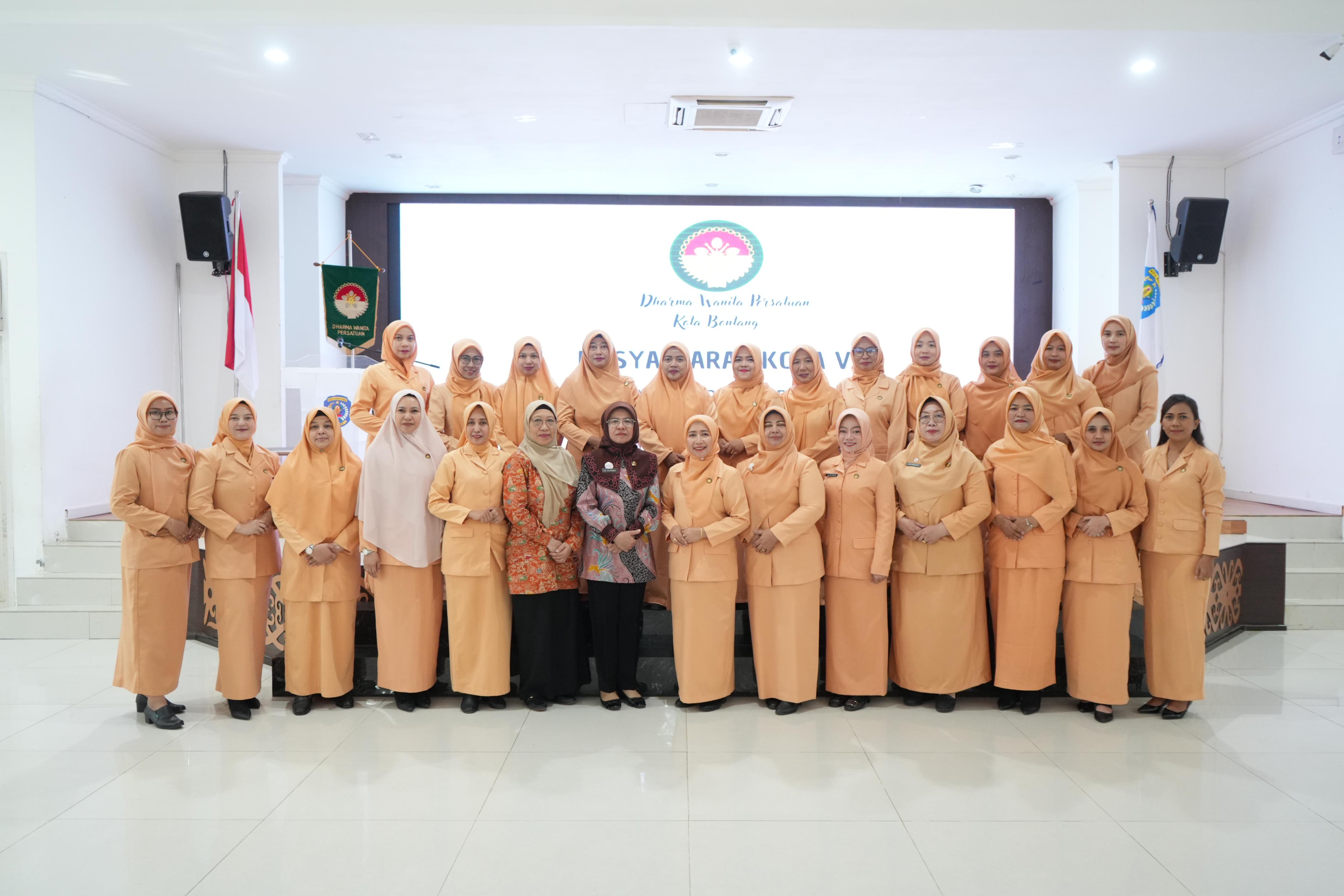 Musyawarah Kota V Dharma Wanita Persatuan Kota Bontang: Momentum Transformasi Menuju Indonesia Emas 2045