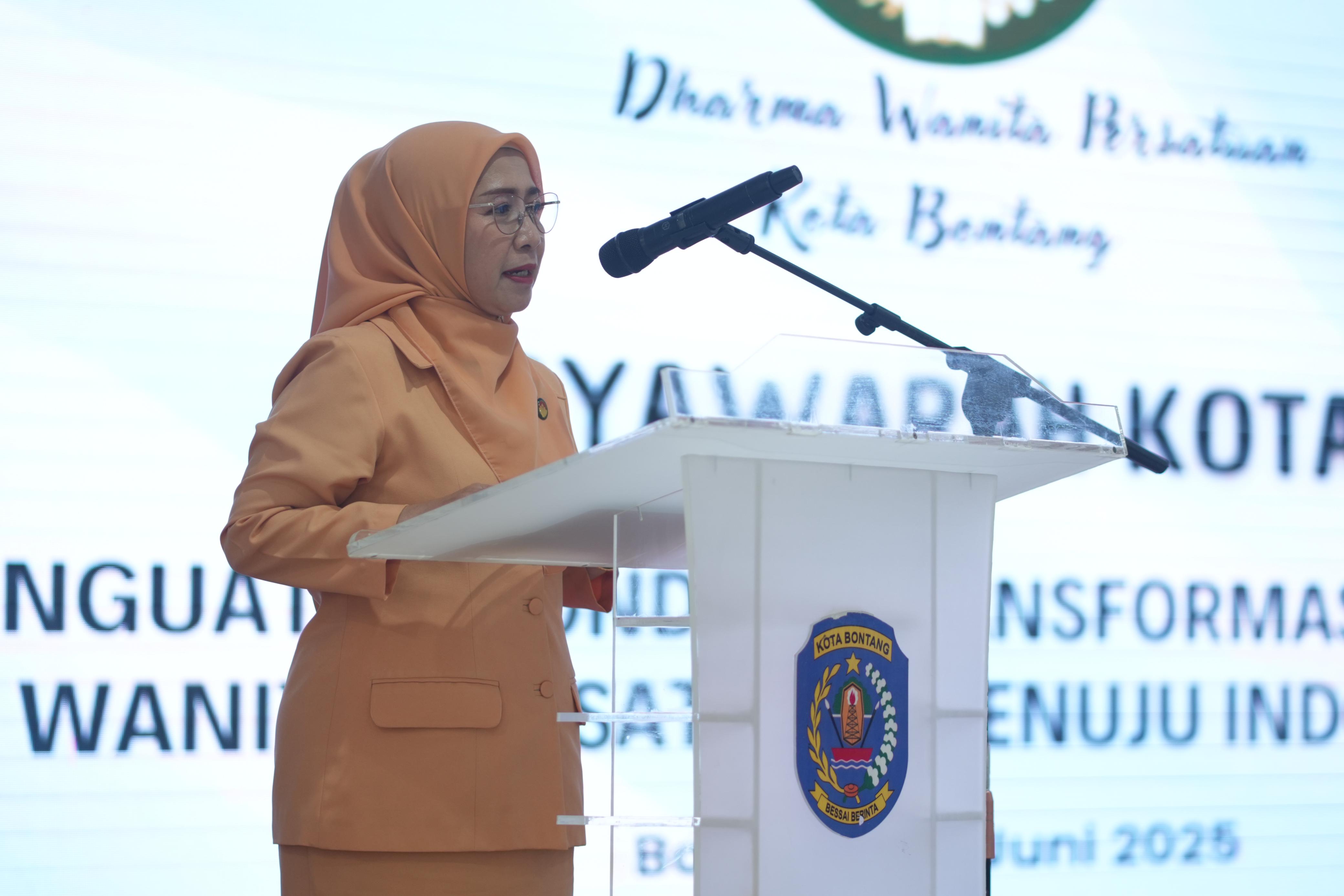 Musyawarah Kota V Dharma Wanita Persatuan Kota Bontang: Momentum Transformasi Menuju Indonesia Emas 2045