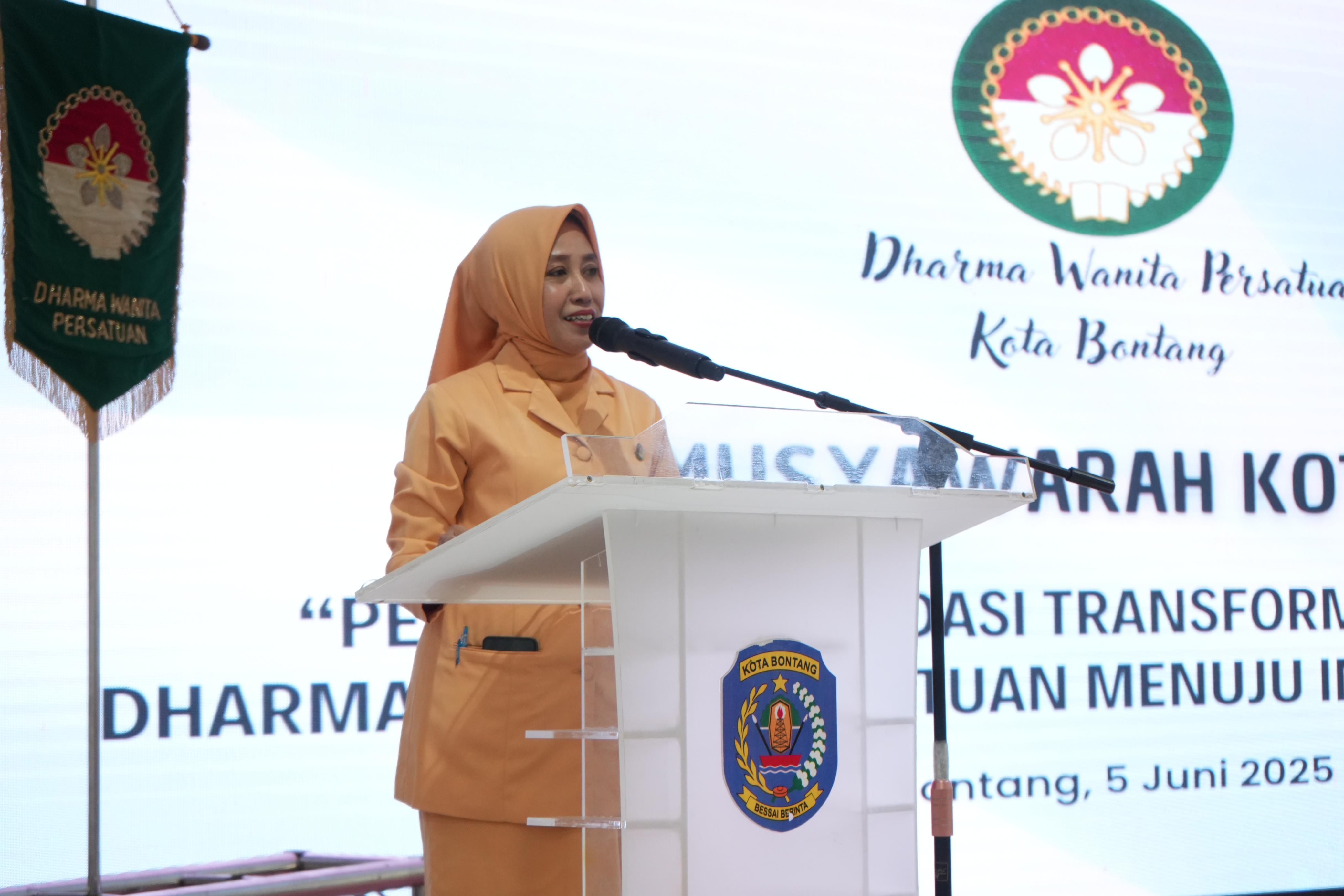 Musyawarah Kota V Dharma Wanita Persatuan Kota Bontang: Momentum Transformasi Menuju Indonesia Emas 2045