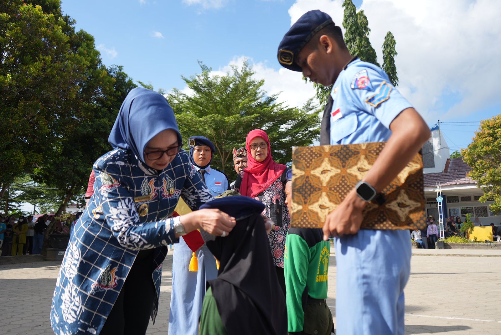 Wakil Wali Kota Bontang Najirah, Menghadiri LDDK Siswa SMKN 2