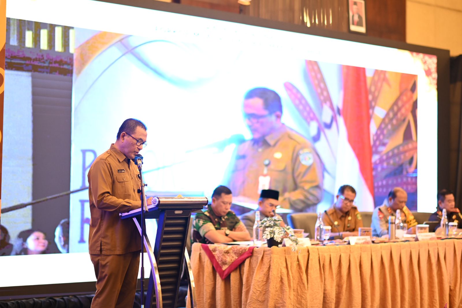 Upaya Sukseskan Pemilu 2024, Walikota Bontang Hadiri Rakor Forkopimda se Kalimantan Timur