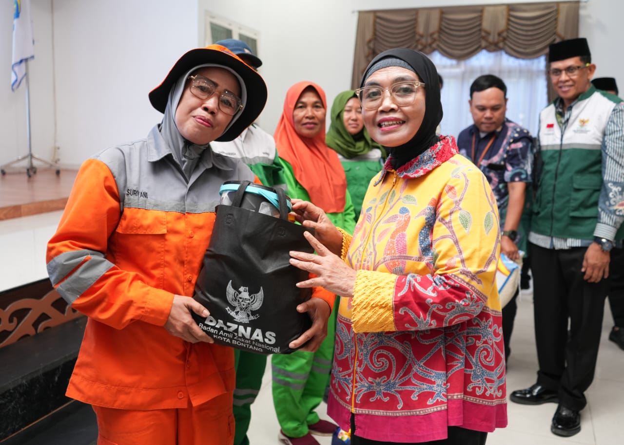 Bontang Peduli: 545 Mustahiq Pasukan Kuning dan Hijau Terima Bantuan Paket Sembako Ramadhan