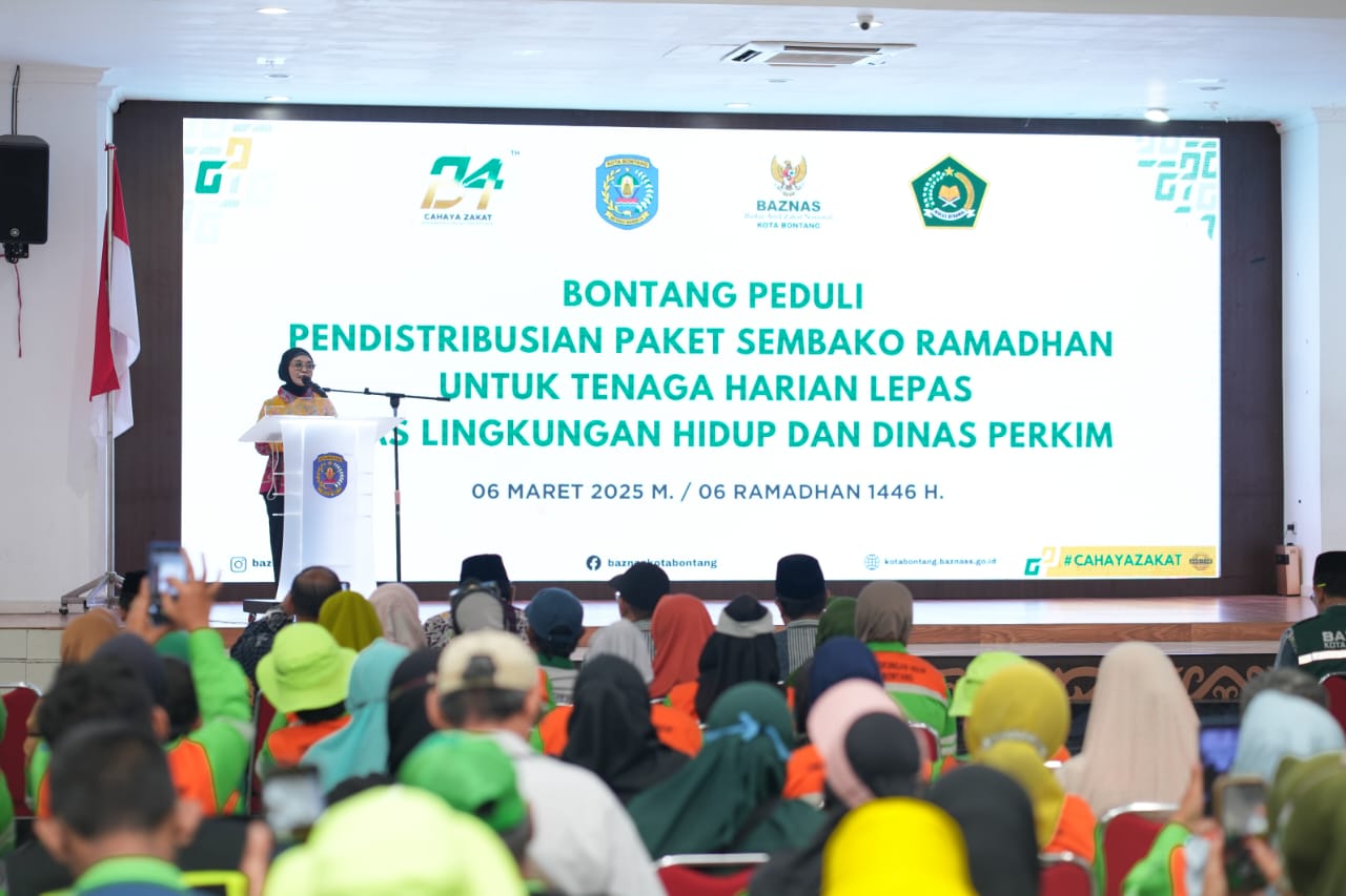 Bontang Peduli: 545 Mustahiq Pasukan Kuning dan Hijau Terima Bantuan Paket Sembako Ramadhan