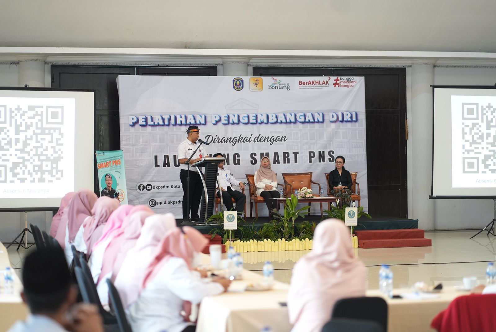 BKPSDM Kota Bontang Gelar Pelatihan Pengembangan Diri dan Launching Smart PNS