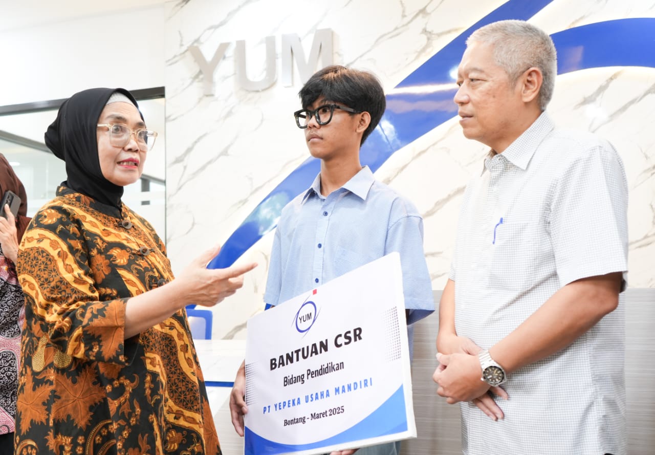 Wali Kota Saksikan Penyerahan CSR Pendidikan dari PT YUM untuk Ghozali