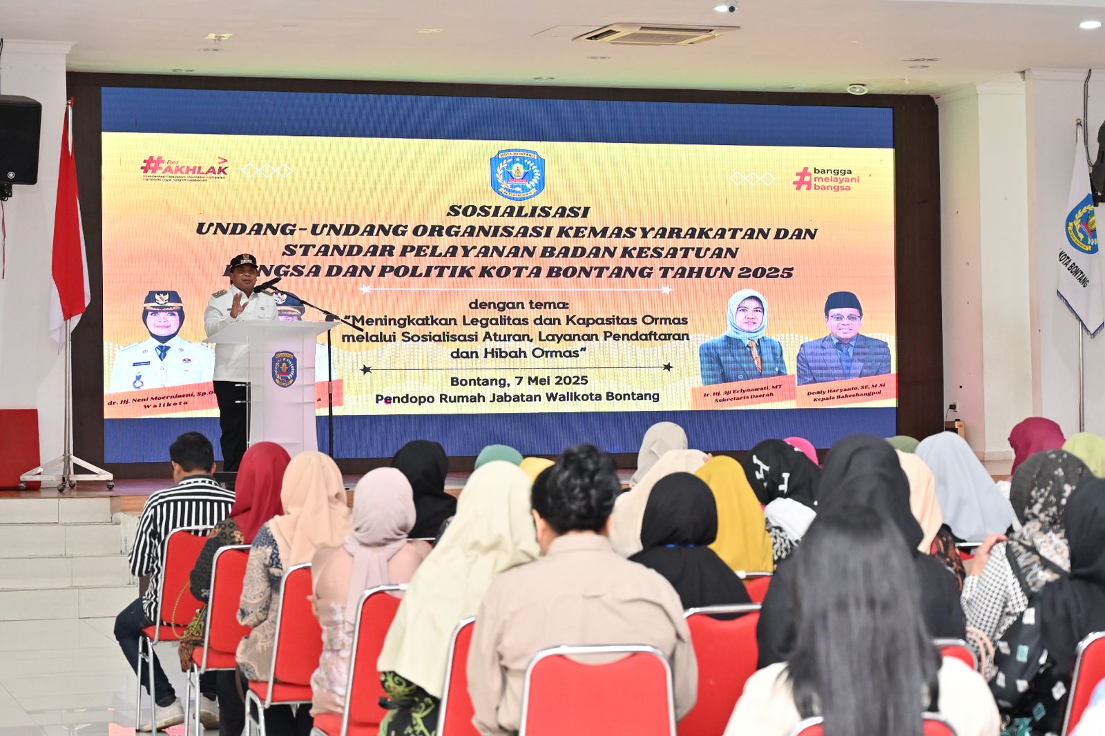 Wawali Buka Sosialisasi UU Oramas, Kesbangpol Bekali Ormas dengan Pemahaman Regulasi dan Pelayanan Pendaftaran